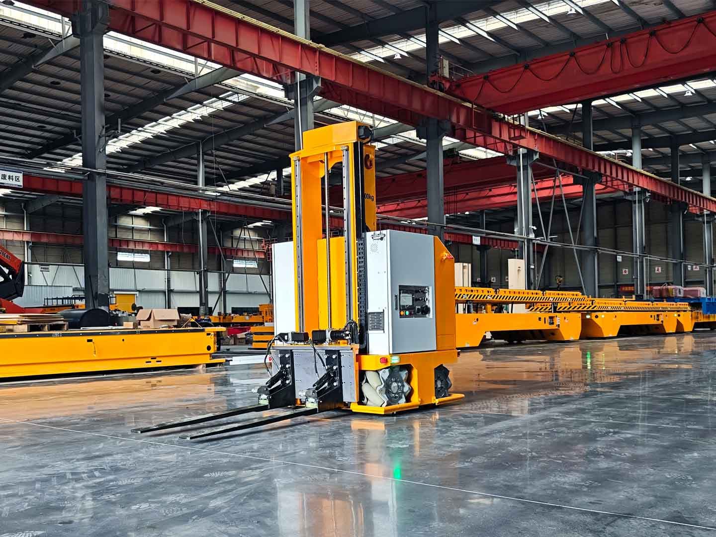 500kg叉车应用于转运工件-2