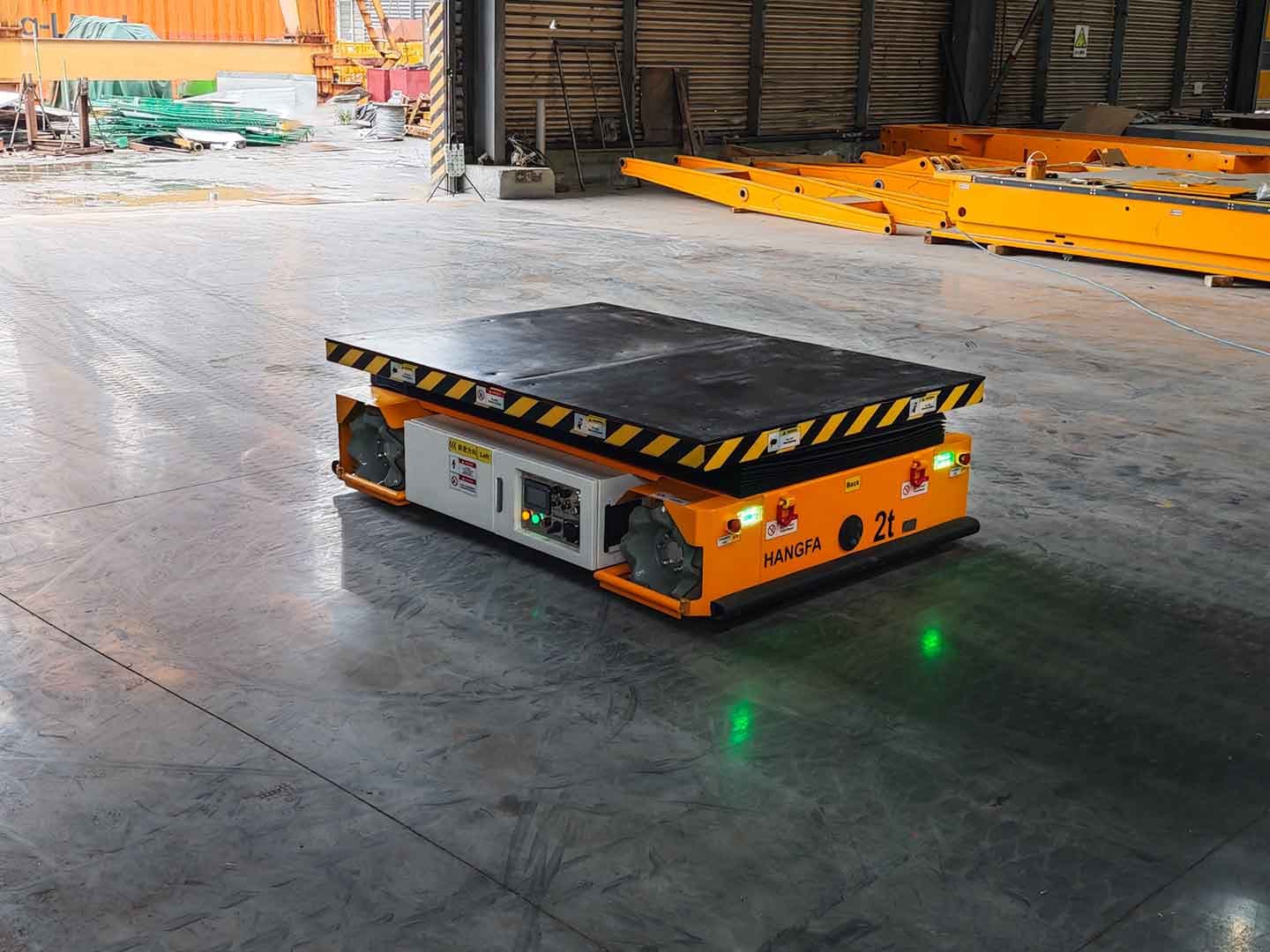 Применение подъемного AGV грузоподъемностью 2 т для транспортировки заготовок-3