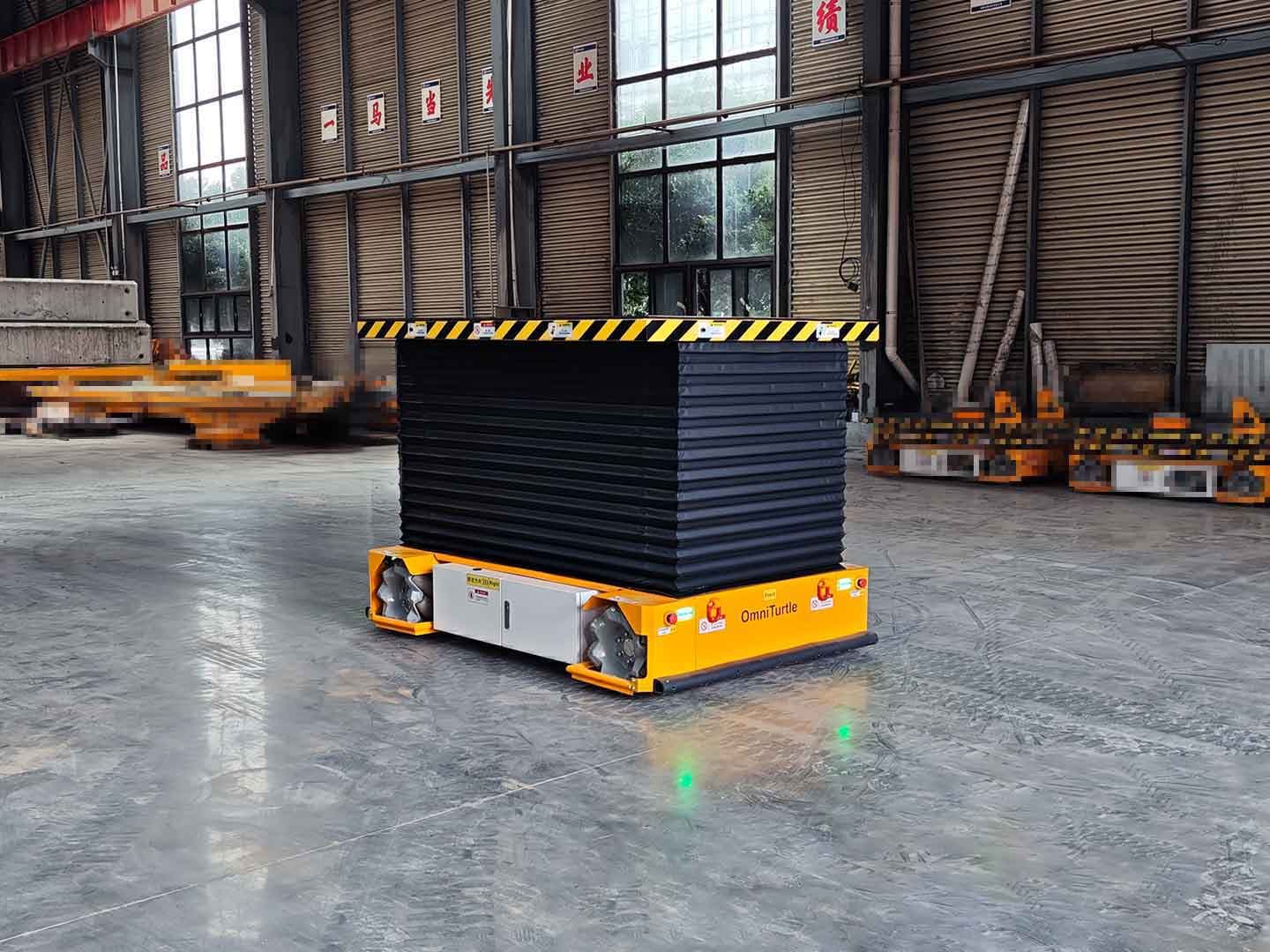 Применение подъемного AGV грузоподъемностью 2 т для транспортировки заготовок-0