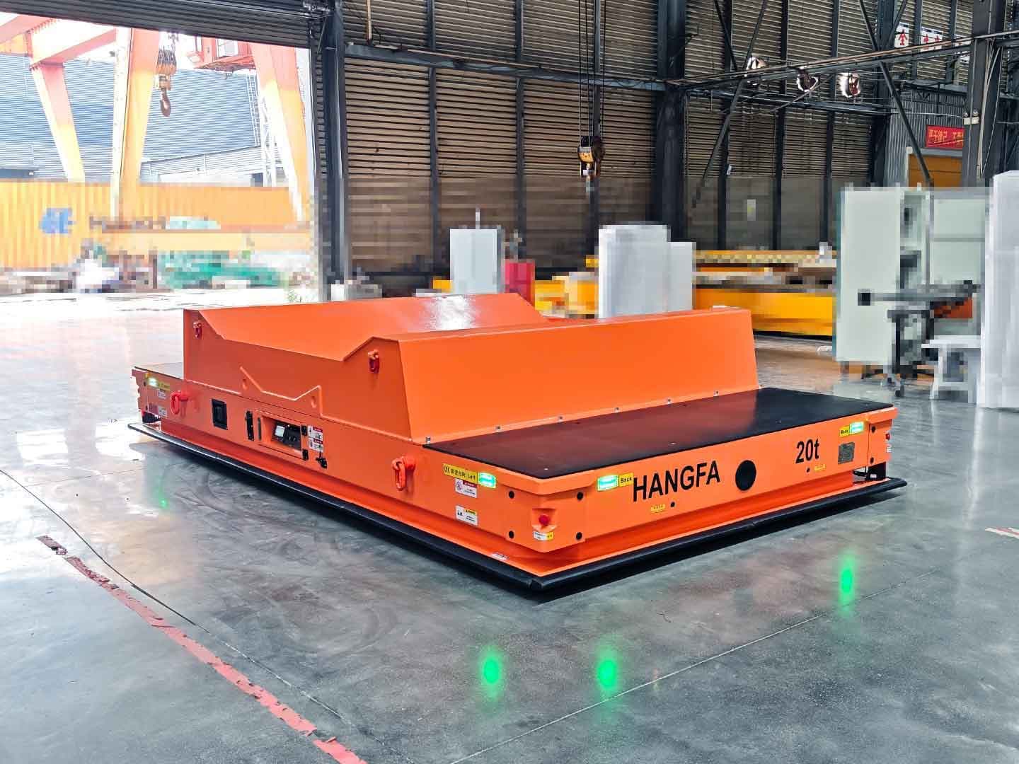 Носочный AGV грузоподъёмностью 20 тонн для транспортировки кабельных барабанов-2