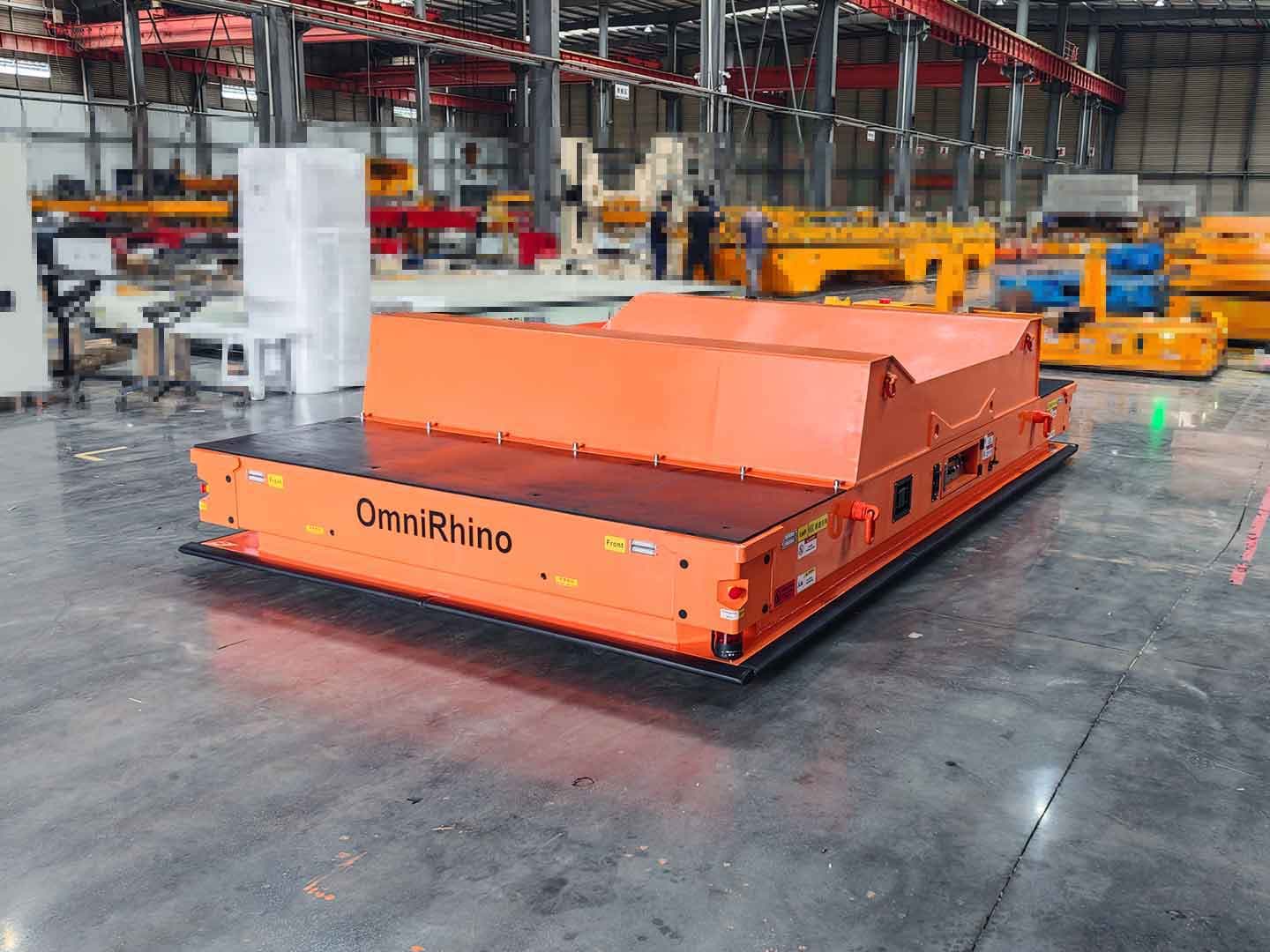Носочный AGV грузоподъёмностью 20 тонн для транспортировки кабельных барабанов-3