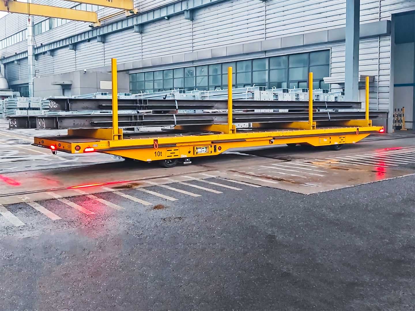 10t重载AGV应用于钢筋转运-0