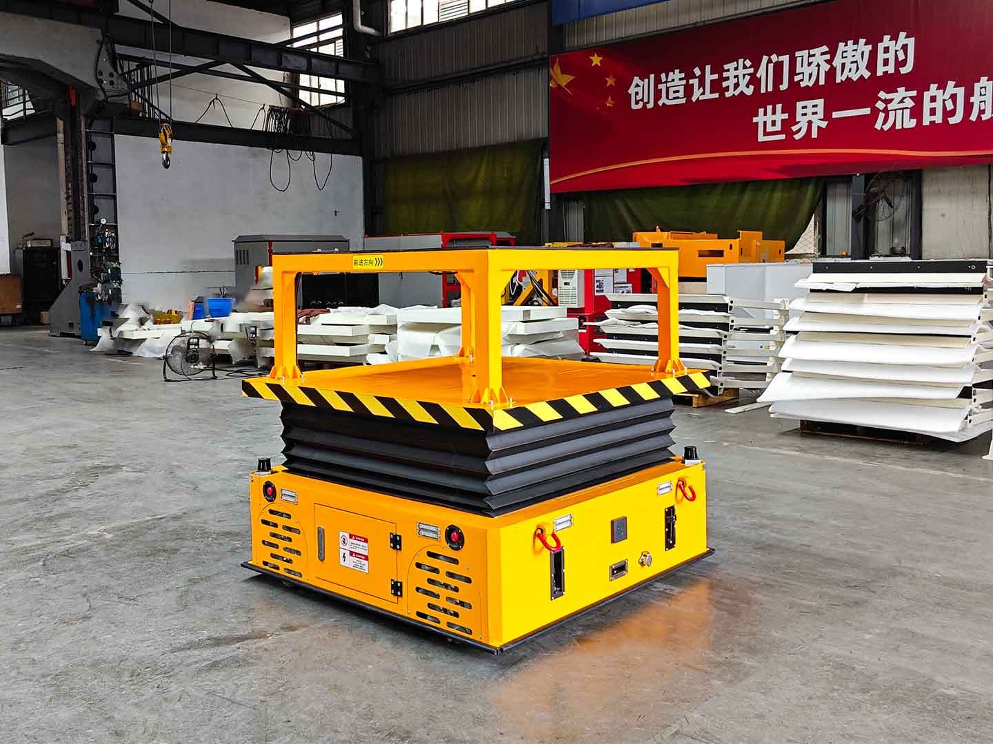 1t托盘AGV应用于转运工件-0
