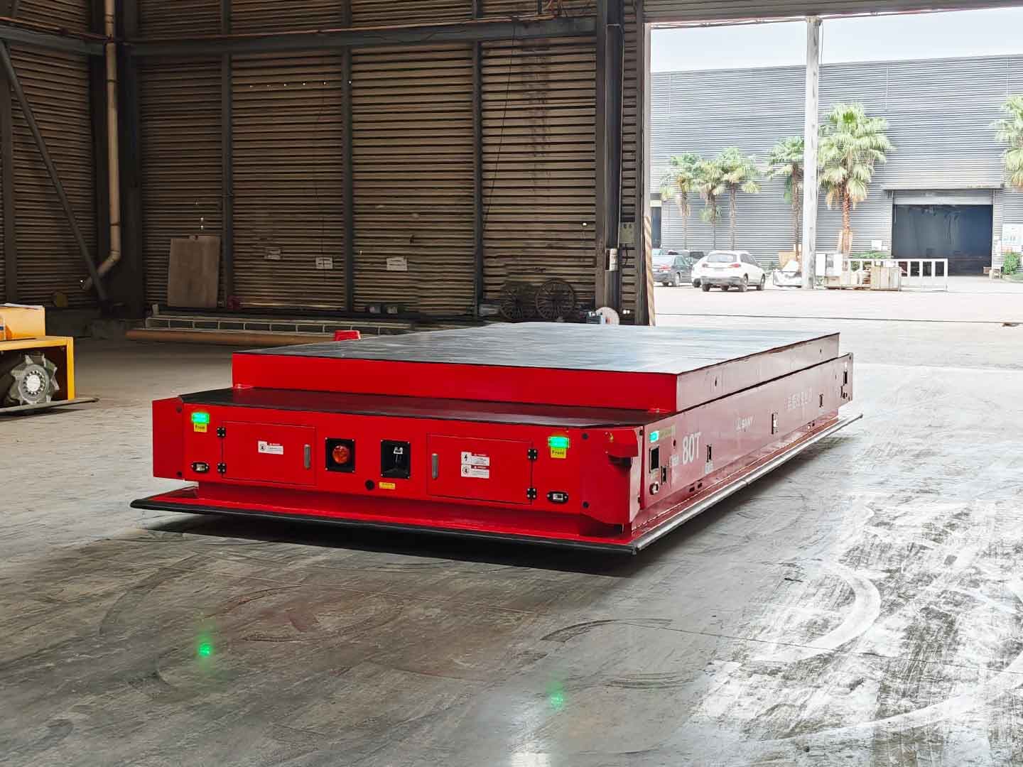 80t重载AGV应用于转运大部件-2