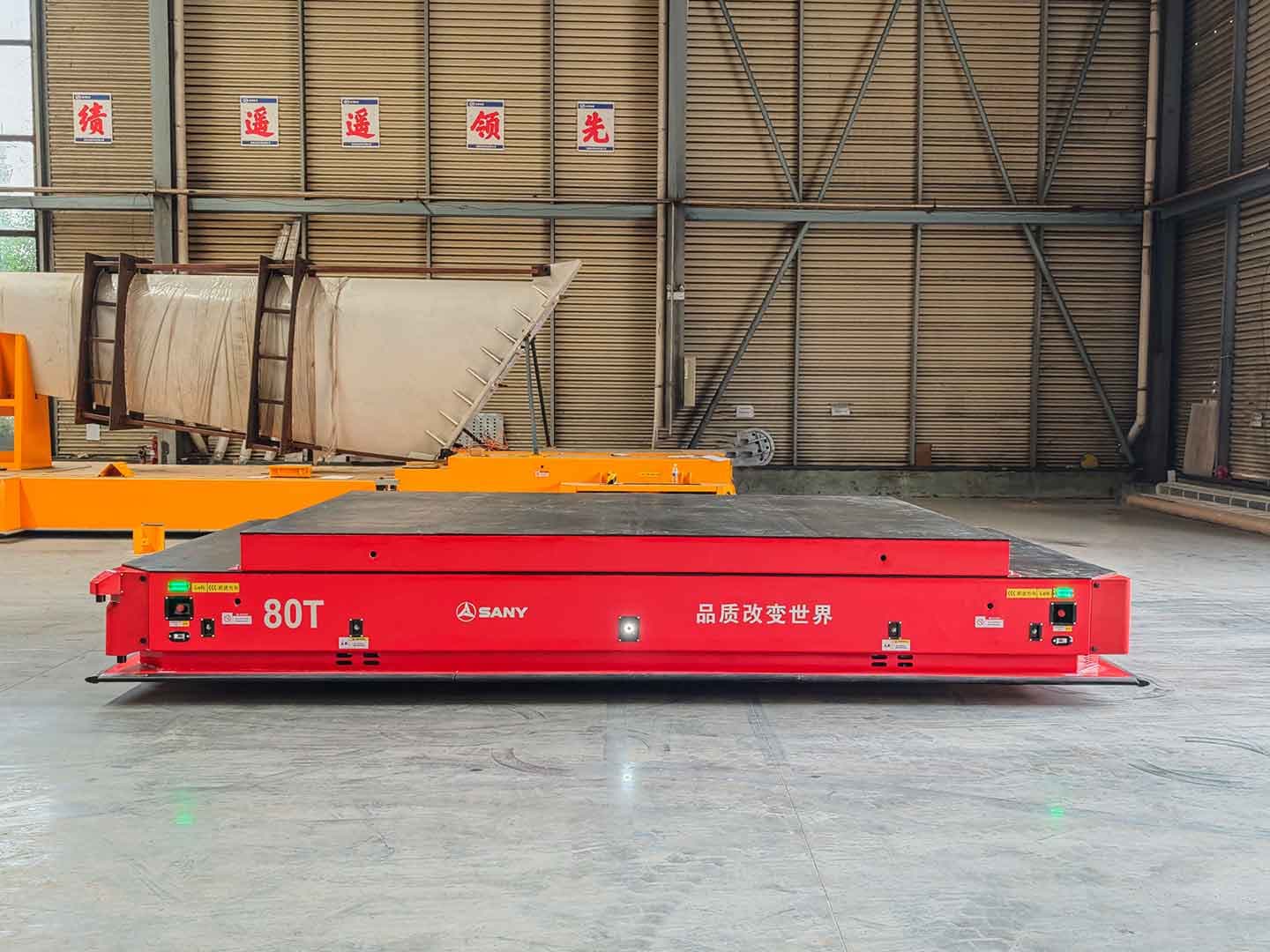80t重载AGV应用于转运大部件-3