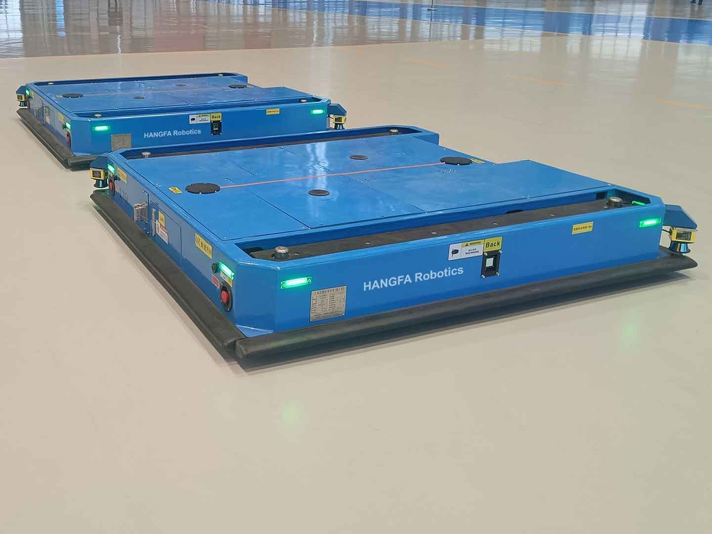 2.75t潜入式AGV应用于部件的运输-1