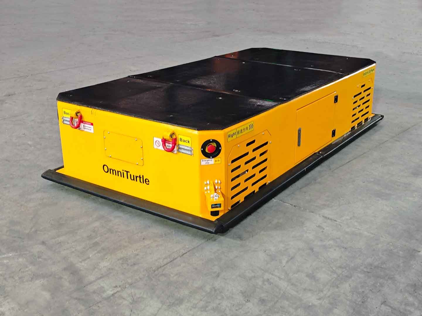 Применение 4‑тонного AGV на колесах Меканума при транспортировке сейсмических моделей-0