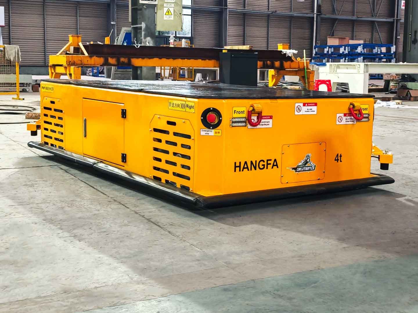 Применение 4‑тонного AGV на колесах Меканума при транспортировке сейсмических моделей-1