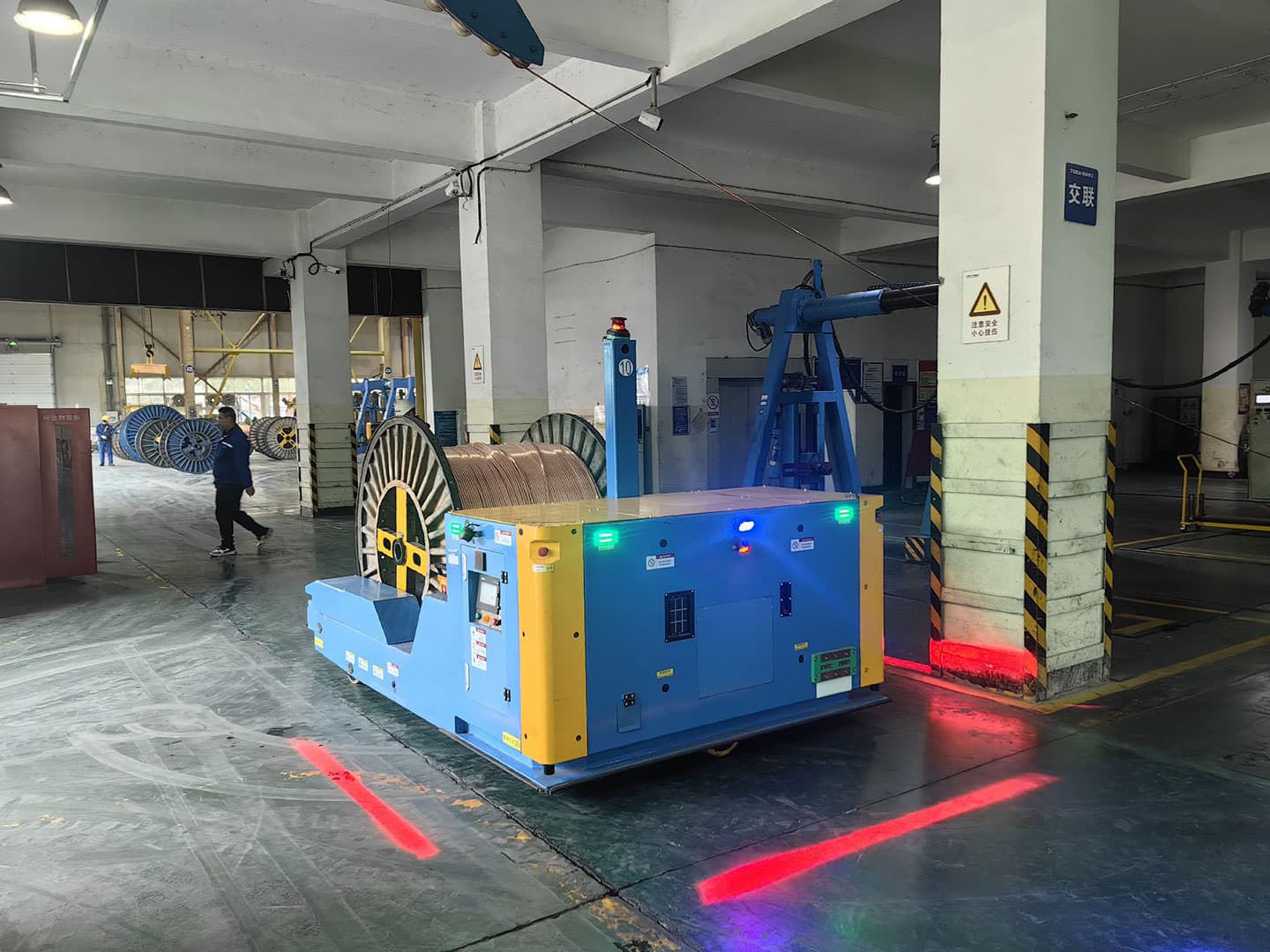 8-тонный AGV для тяжелых грузовПрименяется ккатушка проводапереносить-0