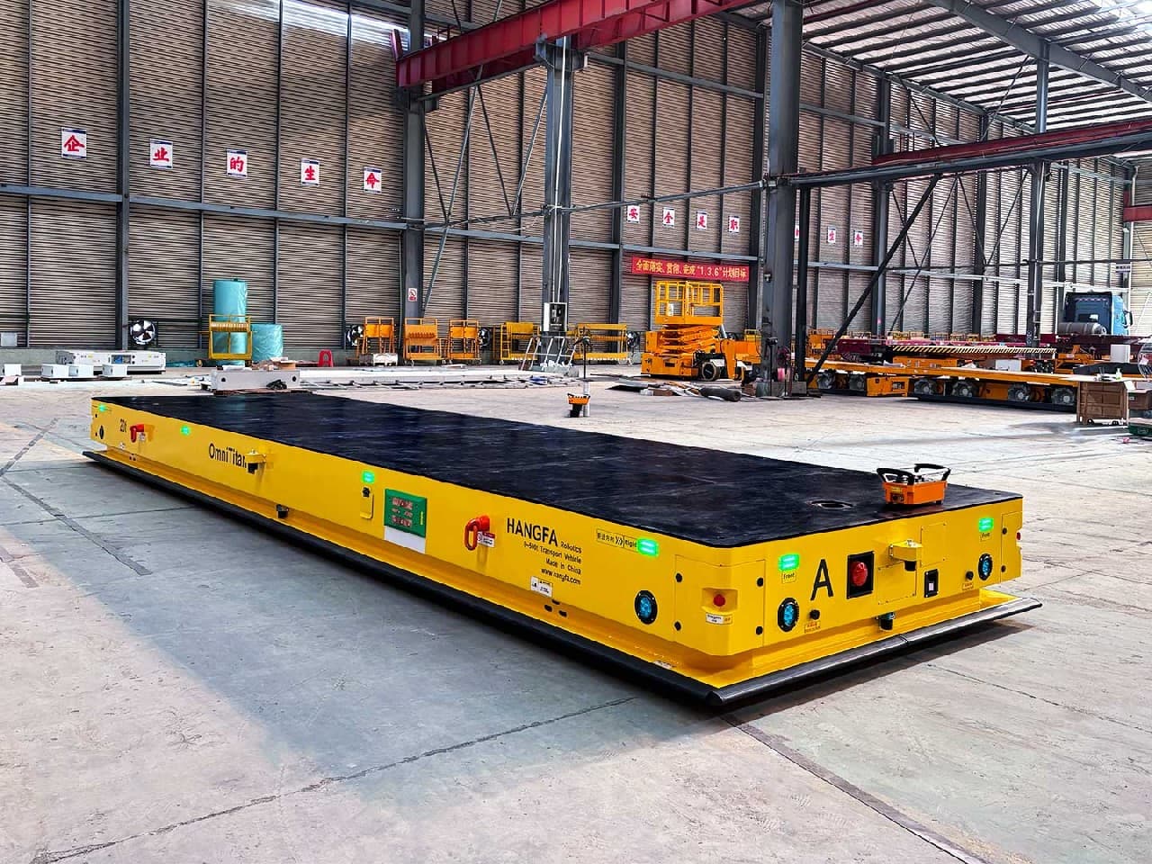 Применение координируемого AGV грузоподъемностью 20 т для транспортировки компонентов-0