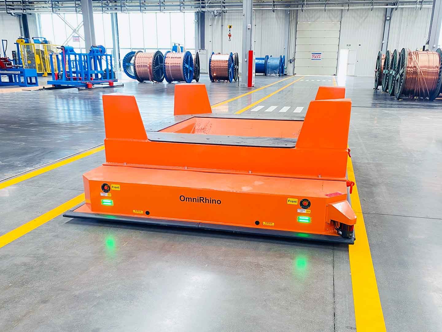 AGV грузоподъёмностью 5 тонн для транспортировки кабельных барабанов-1