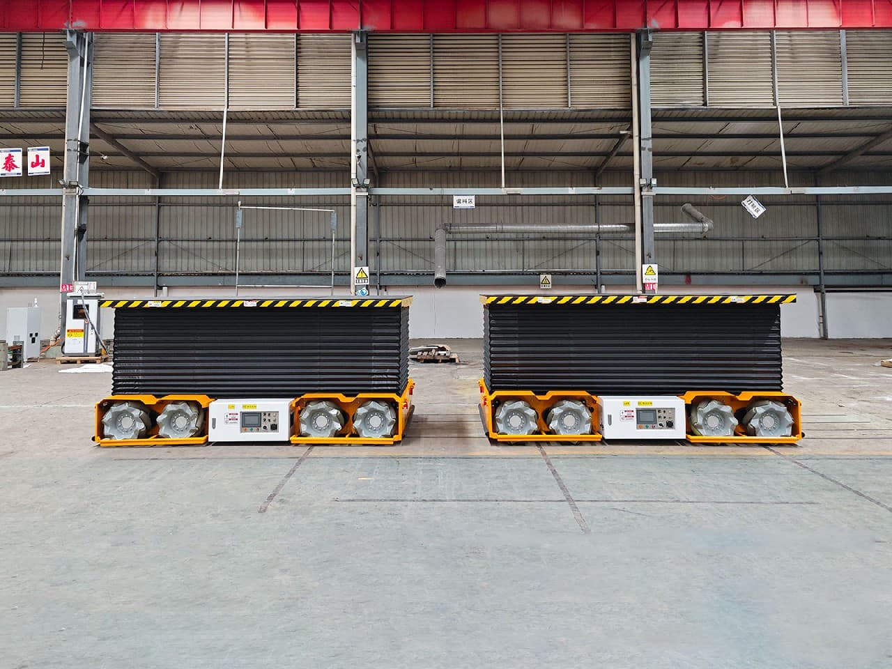 Применение координированных транспортных AGV грузоподъёмностью 10 т для обслуживания шасси-0