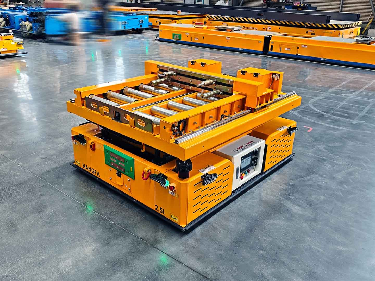 2,5-тонный AGV для транспортировки заготовок-1