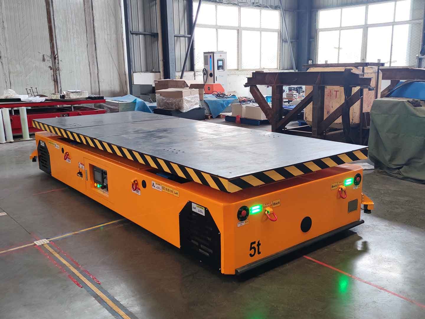 Применение AGV грузоподъёмностью 5 тонн для транспортировки деталей-1
