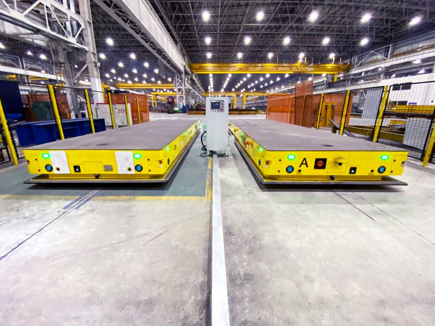 Применение координируемого AGV грузоподъемностью 20 т для транспортировки компонентов-2
