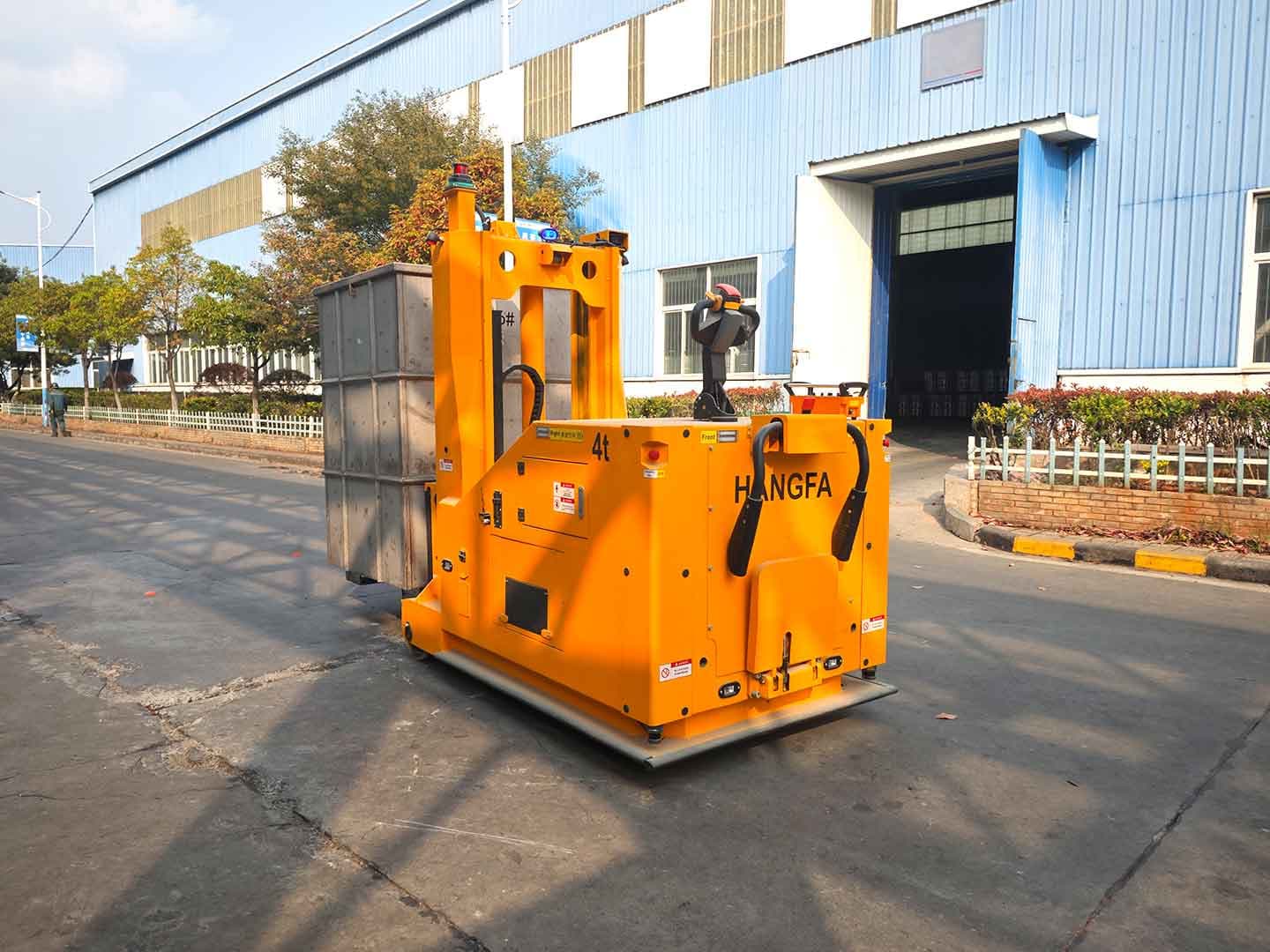 Применение вилочного AGV грузоподъёмностью 4 т для транспортировки между цехами-2