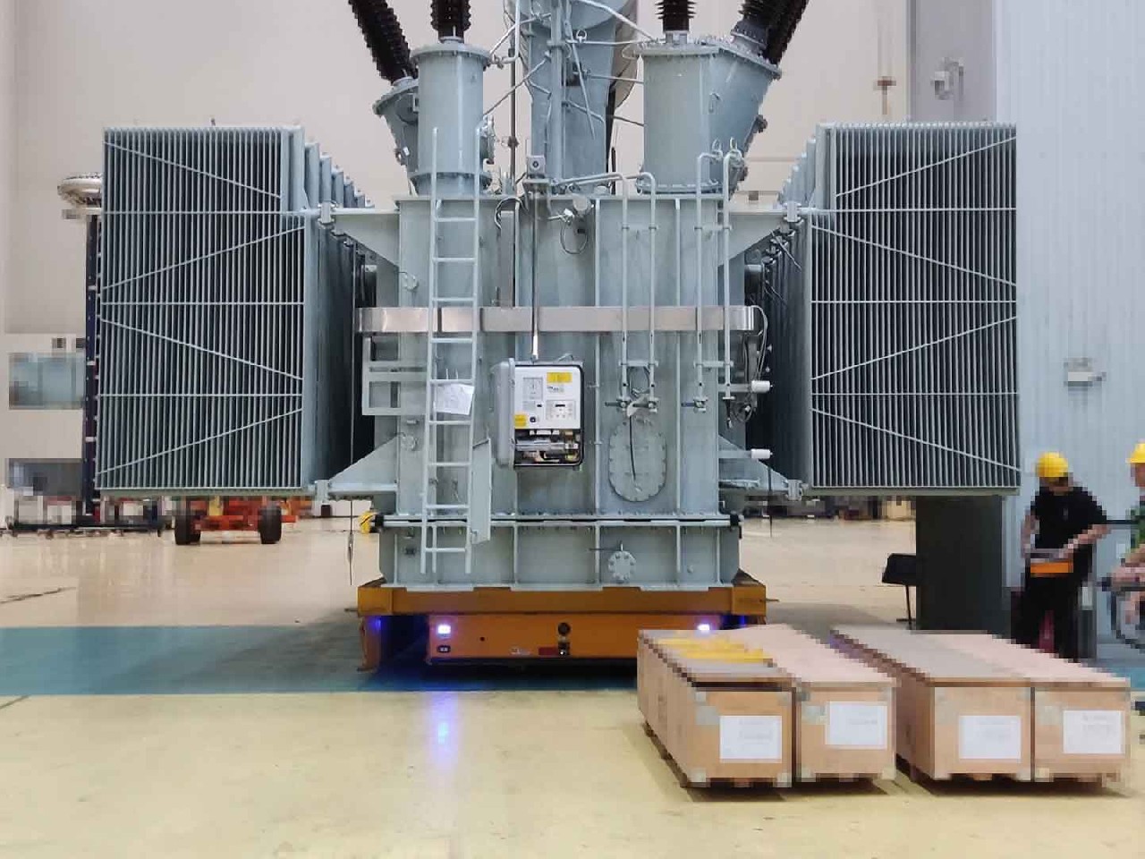 350tAGV应用于转运大部件